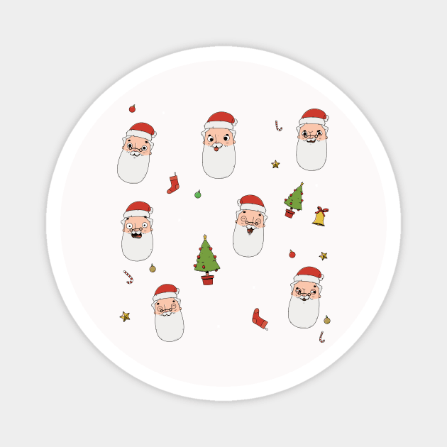 Santa Claus Magnet by estudiodedos